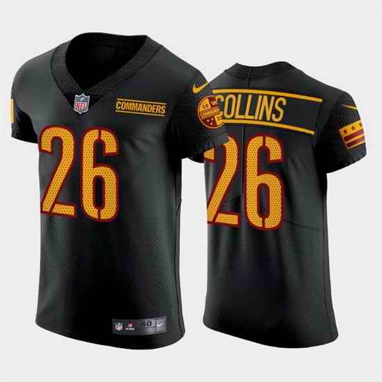 Men Washington Commanders #26 Landon Collins Black Elite Stitched jersey->washington commanders->NFL Jersey
