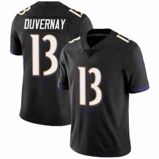Men Ravens Devin Duvernay #13 Black Vapor Untouchable Limited NFL Jersey->san francisco 49ers->NFL Jersey