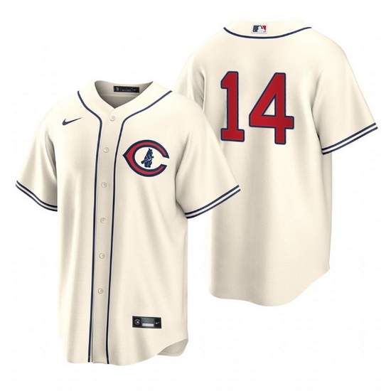 Men Chicago Cubs #14 Ernie Banks 2022 Cream Field Of Dreams Cool Base Stitched Baseball Jersey->cincinnati reds->MLB Jersey