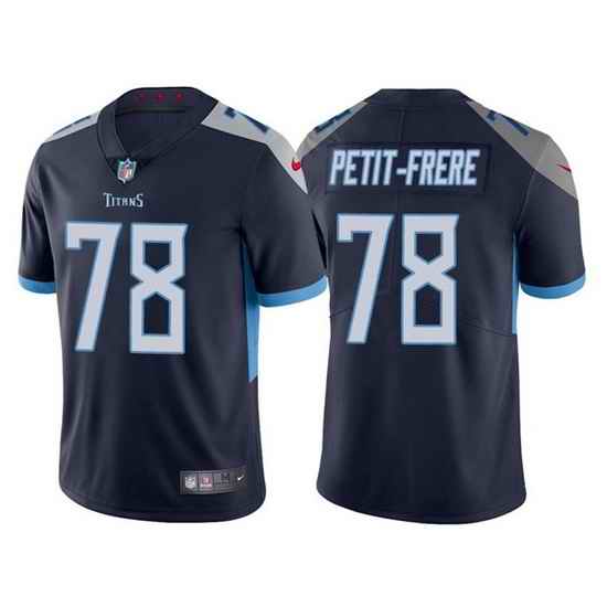 Men Tennessee Titans #78 Nicholas Petit Frere Navy Vapor Untouchable Stitched jersey->baltimore ravens->NFL Jersey