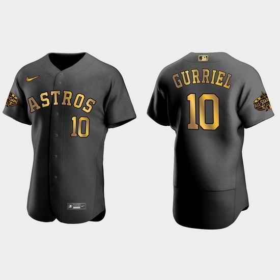 Men Houston Astros Yuli Gurriel 2022 Mlb All Star Game Authentic Black Men Jersey->2022 all star->MLB Jersey