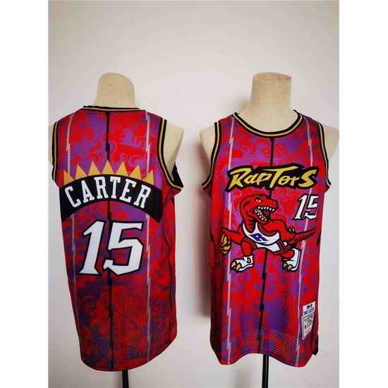 Men Toronto Raptors 15 Vince Carter Lunar New Year Tiger CNY 4 #0 Throwback Stitched Jersey->san antonio spurs->NBA Jersey