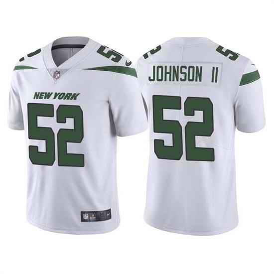 Men New York Jets #52 Jermaine Johnson II 2022 White Vapor Untouchable Limited Stitched jersey->philadelphia eagles->NFL Jersey