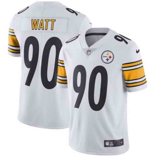 Mens Nike Pittsburgh Steelers #90 T J Watt Limited White Rush Vapor Untouchable NFL Jersey->dallas cowboys->NFL Jersey