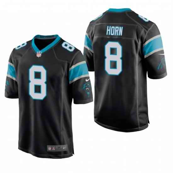 Youth Carolina Panthers #8 Jaycee Horn Black Stitched Football Limited Jersey->youth nfl jersey->Youth Jersey