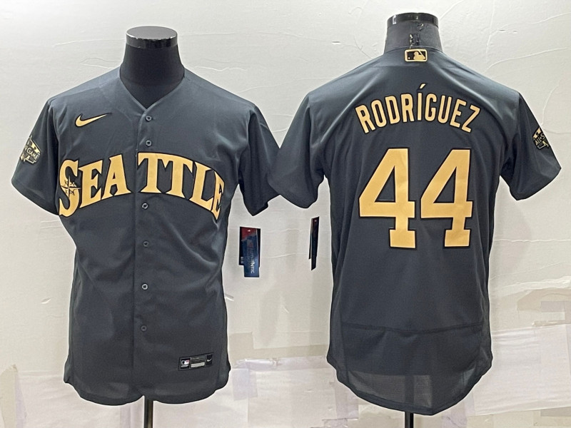 Mariners #44 Julio Rodriguez Charcoal Nike 2022 MLB All Star Flexbase Jerseys->new york yankees->MLB Jersey