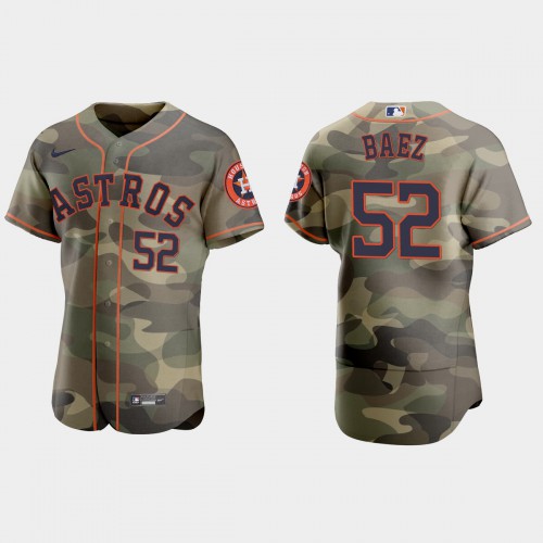 Houston Houston Astros #52 Pedro Baez Men’s Nike 2021 Armed Forces Day Authentic MLB Jersey -Camo Men’s->houston astros->MLB Jersey