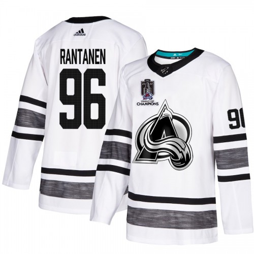 Colorado Colorado Avalanche #96 Mikko Rantanen White 2022 Stanley Cup Champions Authentic All-Star Stitched NHL Jersey Men’s->youth nhl jersey->Youth Jersey