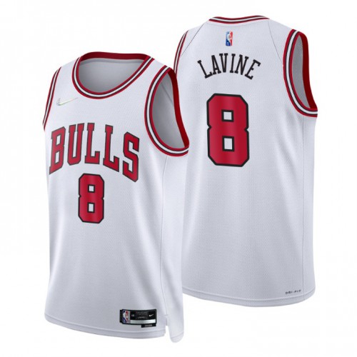 Nike Chicago Bulls #8 Zach Lavine White Men’s 2021-22 NBA 75th Anniversary Diamond Swingman Jersey – Association Edition Men’s->women nba jersey->Women Jersey