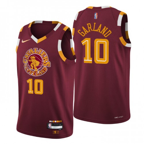 Cleveland Cleveland Cavaliers #10 Darius Garland Men’s Nike Wine 2021/22 Swingman NBA Jersey – City Edition Men’s->cleveland cavaliers->NBA Jersey