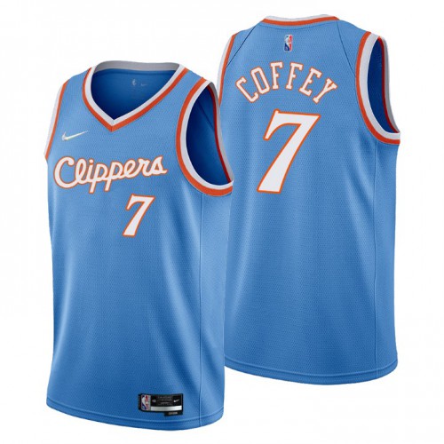 Los Angeles Los Angeles Clippers #7 Amir Coffey Men’s Nike Blue 2021/22 Swingman NBA Jersey – City Edition Men’s->los angeles clippers->NBA Jersey