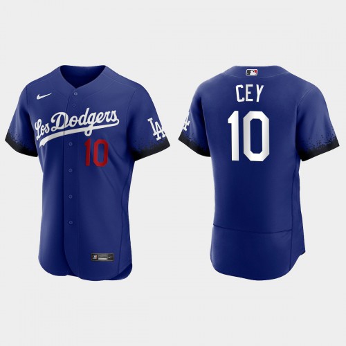 Los Angeles Los Angeles Dodgers #10 Ron Cey Nike Men’s 2021 City Connect Authentic MLB Jersey Royal Men’s->youth mlb jersey->Youth Jersey