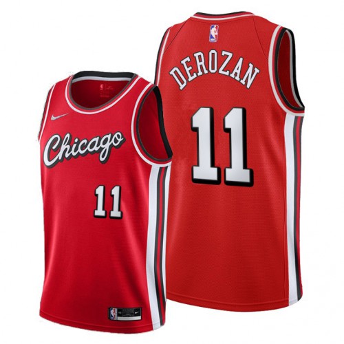 Chicago Chicago Bulls #11 Demar Derozan Youth 2021-22 City Edition Red NBA Jersey Youth->women nba jersey->Women Jersey