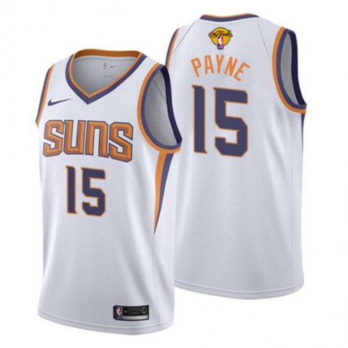 Nike Phoenix Suns #15 Cameron Payne Youth 2021 NBA Finals Bound Swingman Association Edition Jersey White Youth->phoenix suns->NBA Jersey