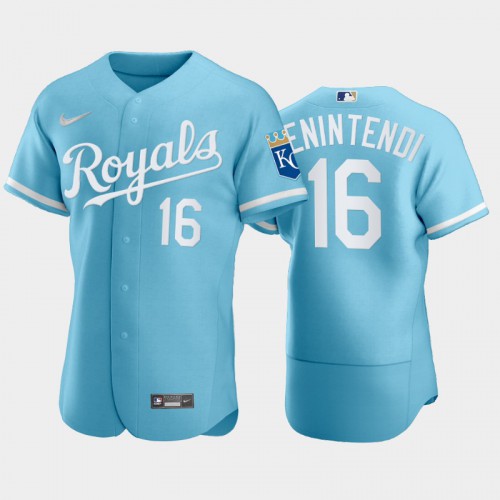Kansas City Kansas City Royals #16 Andrew Benintendi Men’s Nike Powder Blue 2022 Authentic Jersey Men’s->youth mlb jersey->Youth Jersey