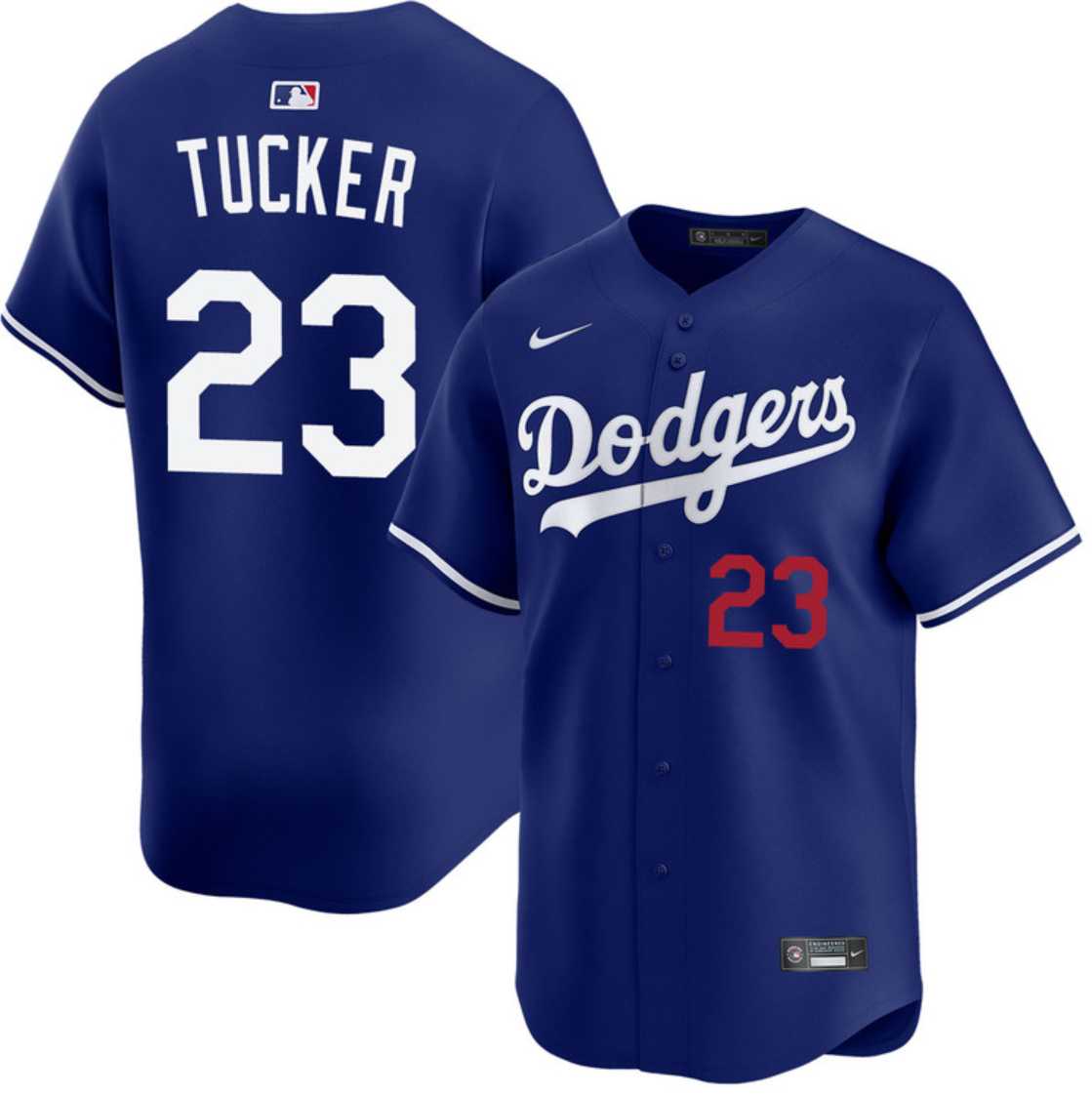 Mens Los Angeles Dodgers #23 Kyle Tucker Royal 2026 Limited Stitched Jersey Dzhi->los angeles dodgers->MLB Jersey