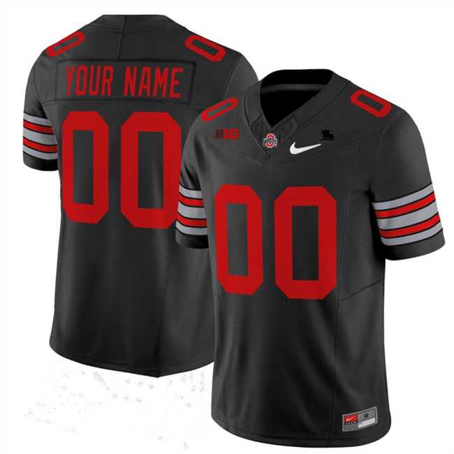 Mens Ohio State Buckeyes Active Player Custom Black F.U.S.E. Vapor Limited Stitched Football Jersey->customized ncaa jersey->Custom Jersey