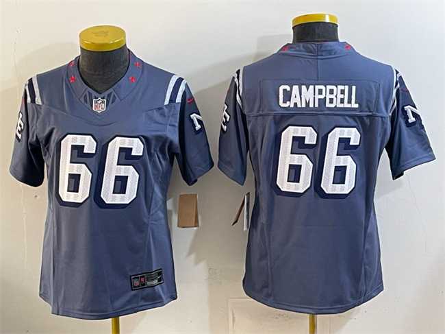 Women%27s New England Patriots #66 Will Campbell 2025 %27Rivalries%27 Stitched Jersey->san francisco 49ers->NFL Jersey