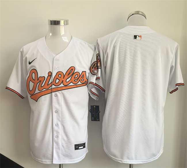 Mens Baltimore Orioles Blank White 2025 Limited Stitched Jersey->baltimore orioles->MLB Jersey