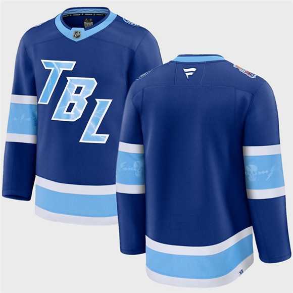 Men%27s Tampa Bay Lightning Blank Blue 2026 Stadium Series Stitched Jersey Dzhi->olympics usa jerseys->NHL Jersey