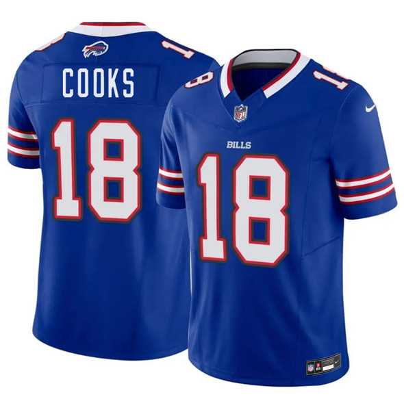 Mens Buffalo Bills #18 Brandin Cooks Blue 2025 F.U.S.E. Vapor Untouchable Limited Stitched Jersey Dzhi->buffalo bills->NFL Jersey