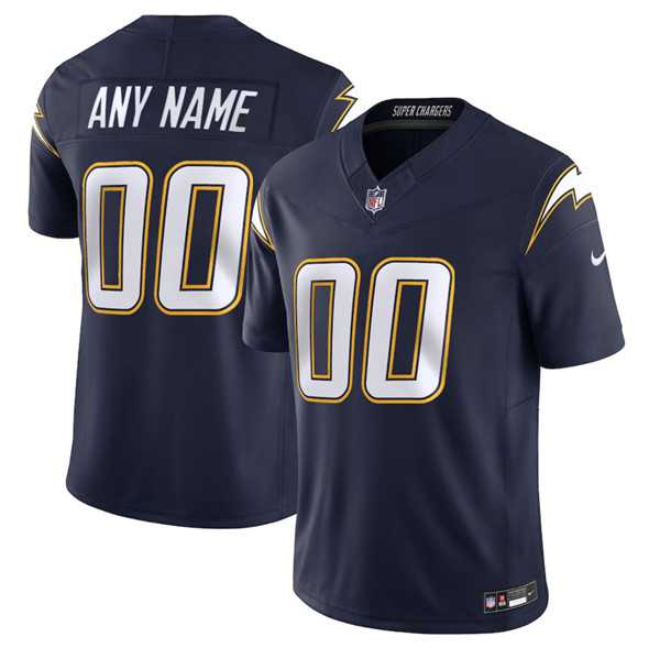 Mens Los Angeles Chargers Active Player Custom Navy 2025 F.U.S.E. Alternate Vapor Limited Football Stitched Jersey->customized nfl jersey->Custom Jersey