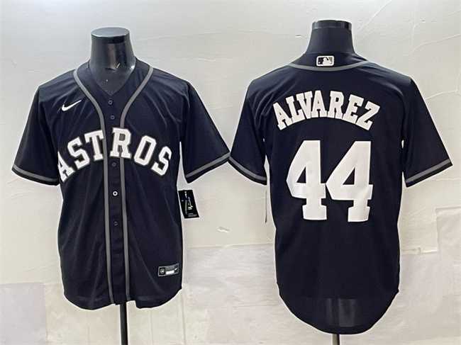 Men%27s Houston Astros #44 Yordan Alvarez Black Lights Out Limited Stitched Jersey->detroit tigers->MLB Jersey