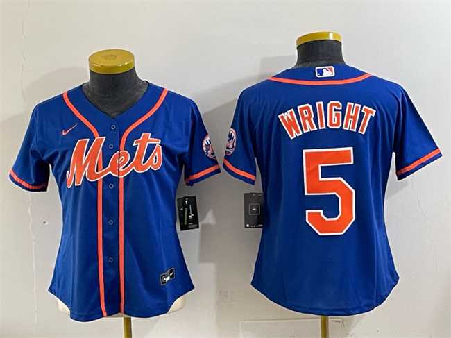 Youth New York Mets #5 David Wright Royal Cool Base Stitched Jersey->mlb youth jerseys->MLB Jersey