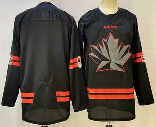 Mens Canada Hockey Blank Black Stitched Jersey->olympics canada jerseys->NHL Jersey