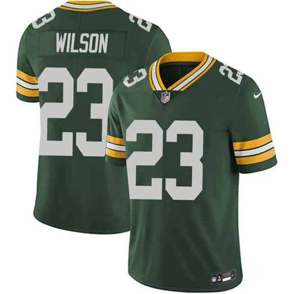 Men%27s Green Bay Packers #23 Emanuel Wilson Green 2025 Vapor Untouchable Limited Stitched Jersey Dzhi->chicago bears->NFL Jersey