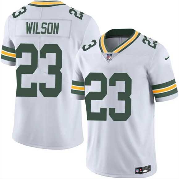 Men%27s Green Bay Packers #23 Emanuel Wilson White 2025 Vapor Untouchable Limited Stitched Jersey Dzhi->chicago bears->NFL Jersey