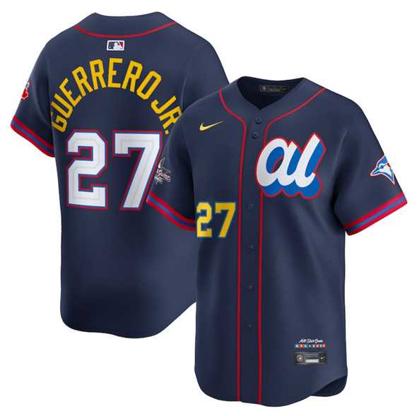 Men%27s American League #27 Vladimir Guerrero Jr. Navy 2025 All-Star Edition Limited Stitched Baseball Jersey->2025 mlb all-star->MLB Jersey