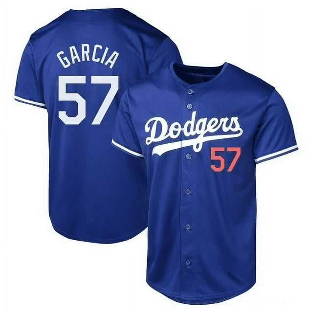 Men%27s Los Angeles Dodgers #57 Luis Garcia Blue Cool Base Stitched Baseball Jersey Dzhi->los angeles dodgers->MLB Jersey