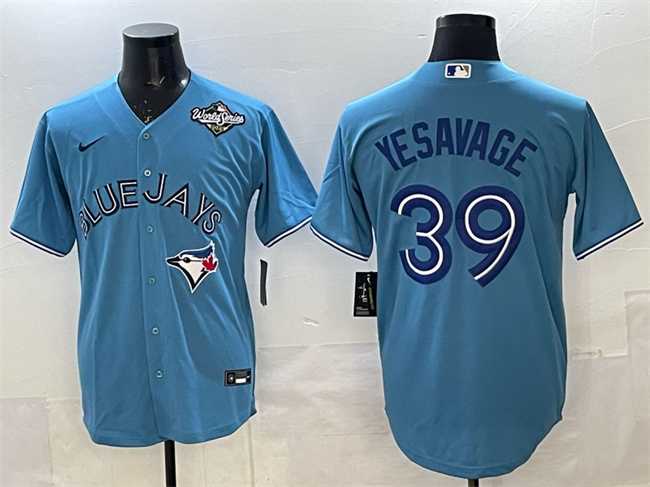 Men%27s Toronto Blue Jays #39 Trey Yesavage Blue 2025 World Series Home Cool Base Stitched Jersey->toronto blue jays->MLB Jersey