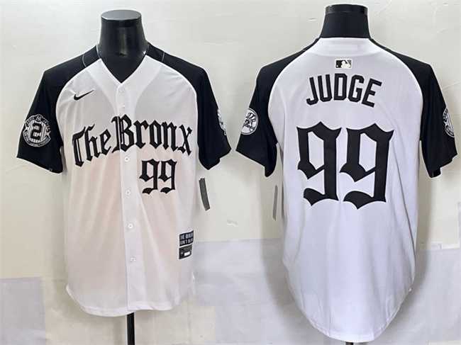 Men%27s New York Yankees #99 Aaron Judge White Black %27Gothic Legacy Edition%27 Vapor Premier Limited Stitched Baseball Jersey->new york yankees->MLB Jersey