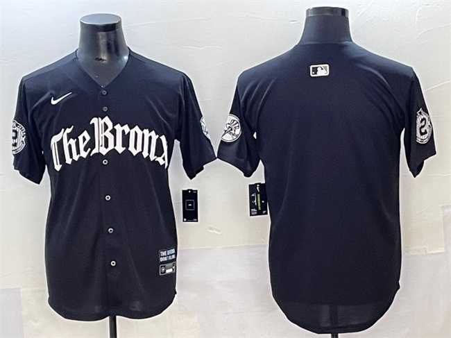 Men%27s New York Yankees Blank Black %27Gothic Legacy Edition%27 Vapor Premier Limited Stitched Baseball Jersey->new york yankees->MLB Jersey