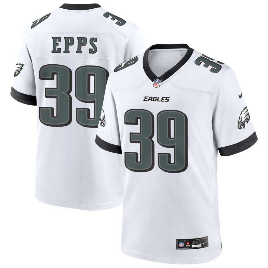 Men & Women & Youth Philadelphia Eagles #39 Marcus Epps White 2025 Vapor Untouchable Limited Stitched Jersey->tampa bay buccaneers->NFL Jersey