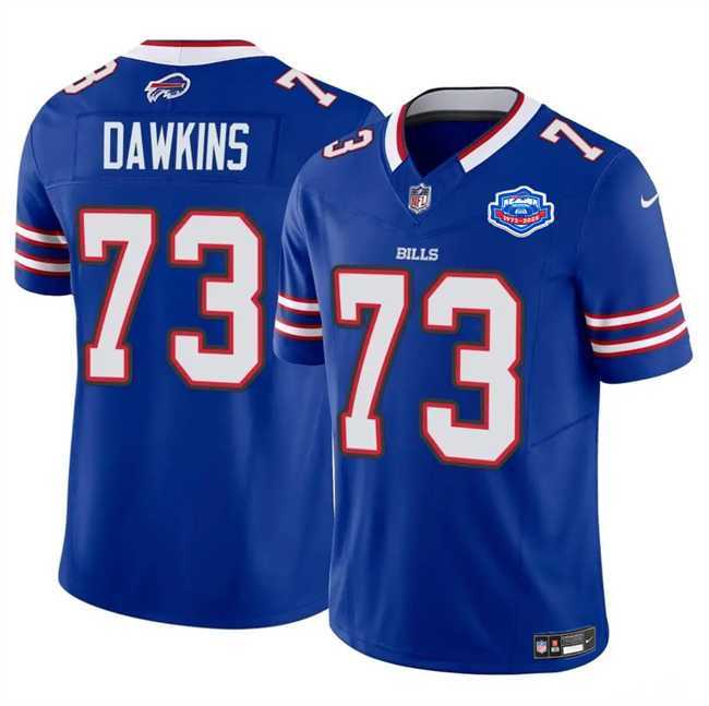 Men & Women & Youth Buffalo Bills #73 Dion Dawkins Blue 2025 F.U.S.E. With Farewell Patch Vapor Untouchable Limited Stitched Jersey->buffalo bills->NFL Jersey