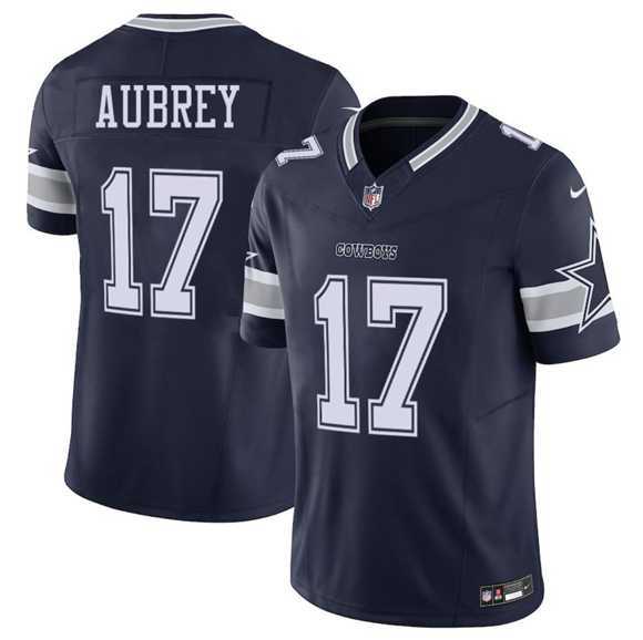 Men & Women & Youth Dallas Cowboys #17 Brandon Aubrey Navy 2025 F.U.S.E Vapor Untouchable Limited Stitched Jersey->dallas cowboys->NFL Jersey