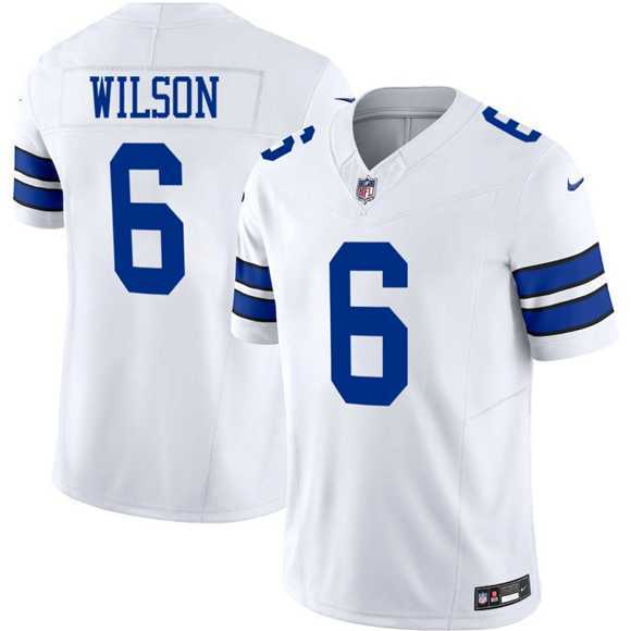 Men & Women & Youth Dallas Cowboys #6 Donovan Wilson White 2025 F.U.S.E Vapor Untouchable Limited Stitched Jersey->dallas cowboys->NFL Jersey