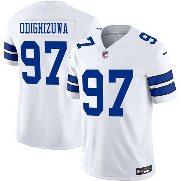Men & Women & Youth Dallas Cowboys #97 Osa Odighizuwa White 2025 F.U.S.E Vapor Untouchable Limited Stitched Jersey->denver broncos->NFL Jersey