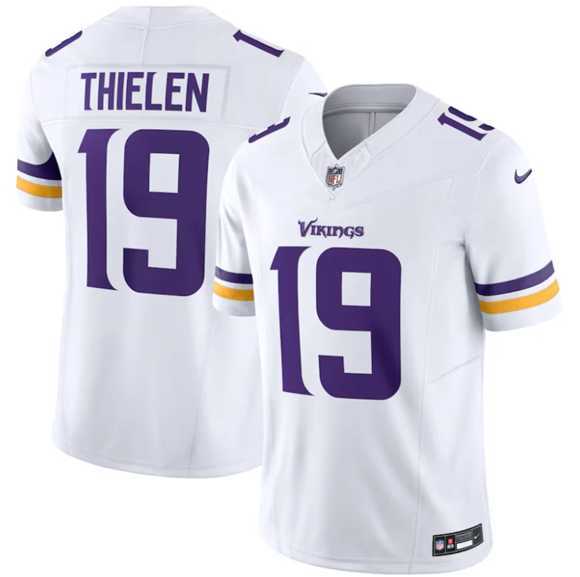 Men & Women & Youth Minnesota Vikings #19 Adam Thielen White 2025 F.U.S.E. Vapor Untouchable Limited Stitched Jersey->new york giants->NFL Jersey