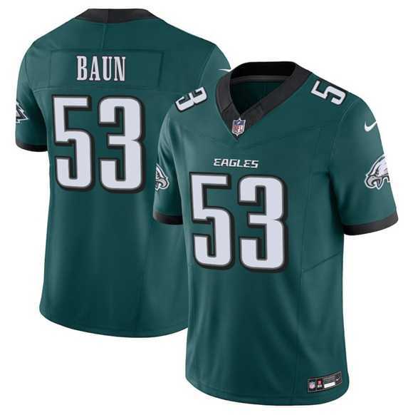 Men & Women & Youth Philadelphia Eagles #53 Zack Baun Green 2025 F.U.S.E. Vapor Untouchable Limited Stitched Jersey->philadelphia eagles->NFL Jersey