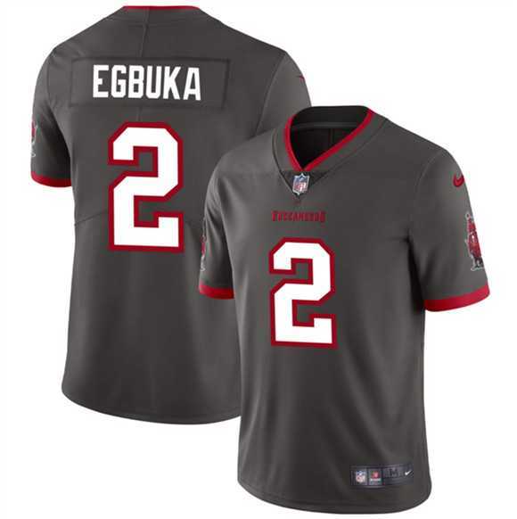 Men & Women & Youth Tampa Bay Buccaneers #2 Emeka Egbuka New Gray 2025 Draft Vapor Untouchable Limited Stitched Jersey->tampa bay buccaneers->NFL Jersey