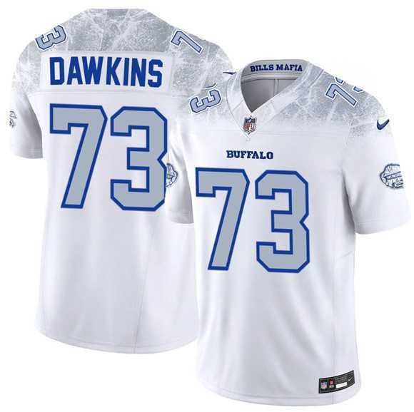 Men%27s Buffalo Bills #73 Dion Dawkins White 2025 F.U.S.E. %27Rivalries%27 Vapor Limited Football Stitched Jersey Dzhi->buffalo bills->NFL Jersey