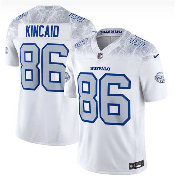Mens Buffalo Bills #86 Dalton Kincaid White 2025 F.U.S.E. Rivalries Vapor Limited Football Stitched Jersey Dzhi->buffalo bills->NFL Jersey