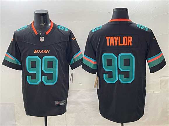Mens Miami Dolphins #99 Jason Taylor Black 2025 F.U.S.E. Rivalries Vapor Limited Stitched Jersey Dzhi->miami dolphins->NFL Jersey