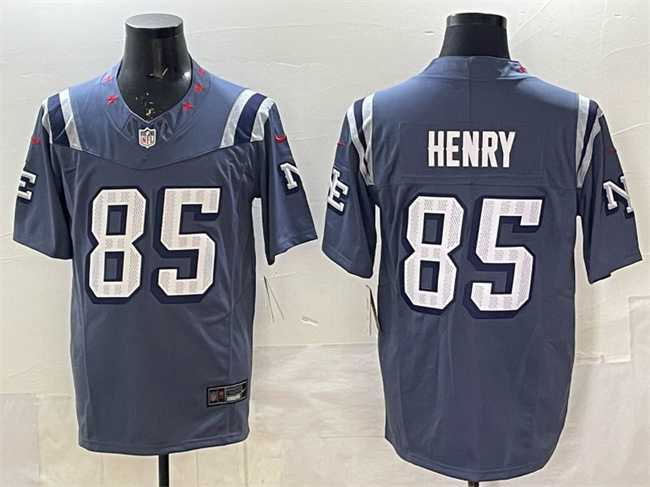 Mens New England Patriots #85 Hunter Henry 2025 F.U.S.E. Rivalries Vapor Limited Stitched Jersey Dzhi->new england patriots->NFL Jersey