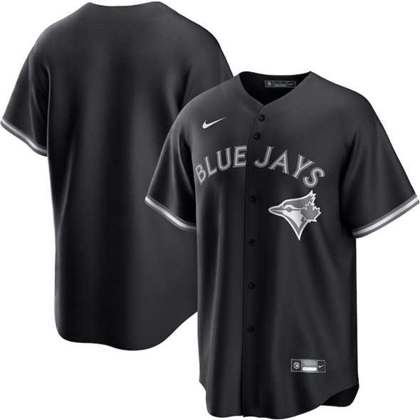 Men%27s Toronto Blue Jays Blank Black Lights Out Limited Stitched Baseball Jersey Dzhi->washington nationals->MLB Jersey