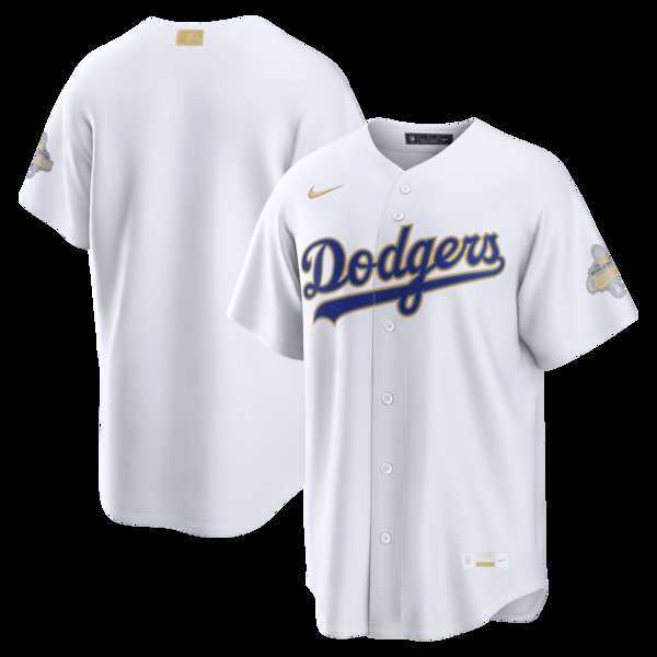 Mens Los Angeles Dodgers Nike White 2026 Gold Collection Stadium Jersey Dzhi->los angeles dodgers->MLB Jersey